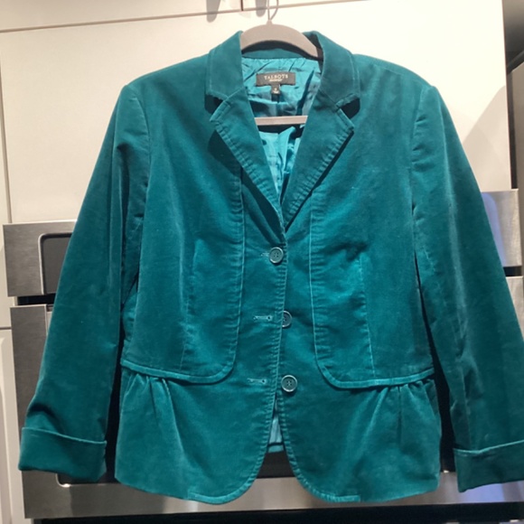 Talbots teal corduroy jacket - Picture 6 of 7